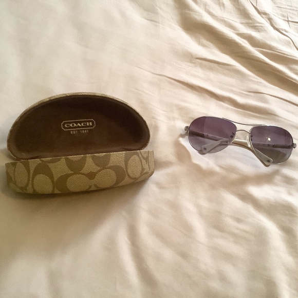 Coach Aviator Sunglasses - Picture 1 of 7